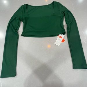 Womens Cider cropped long sleeve